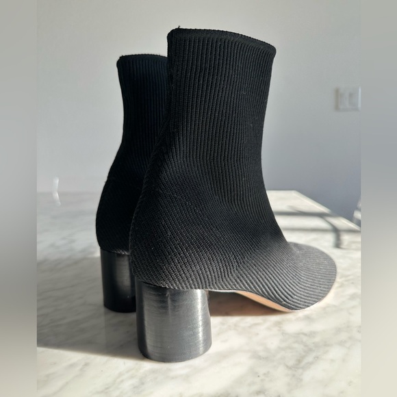 Vince Tasha Black Knit Boots - Picture 7 of 13